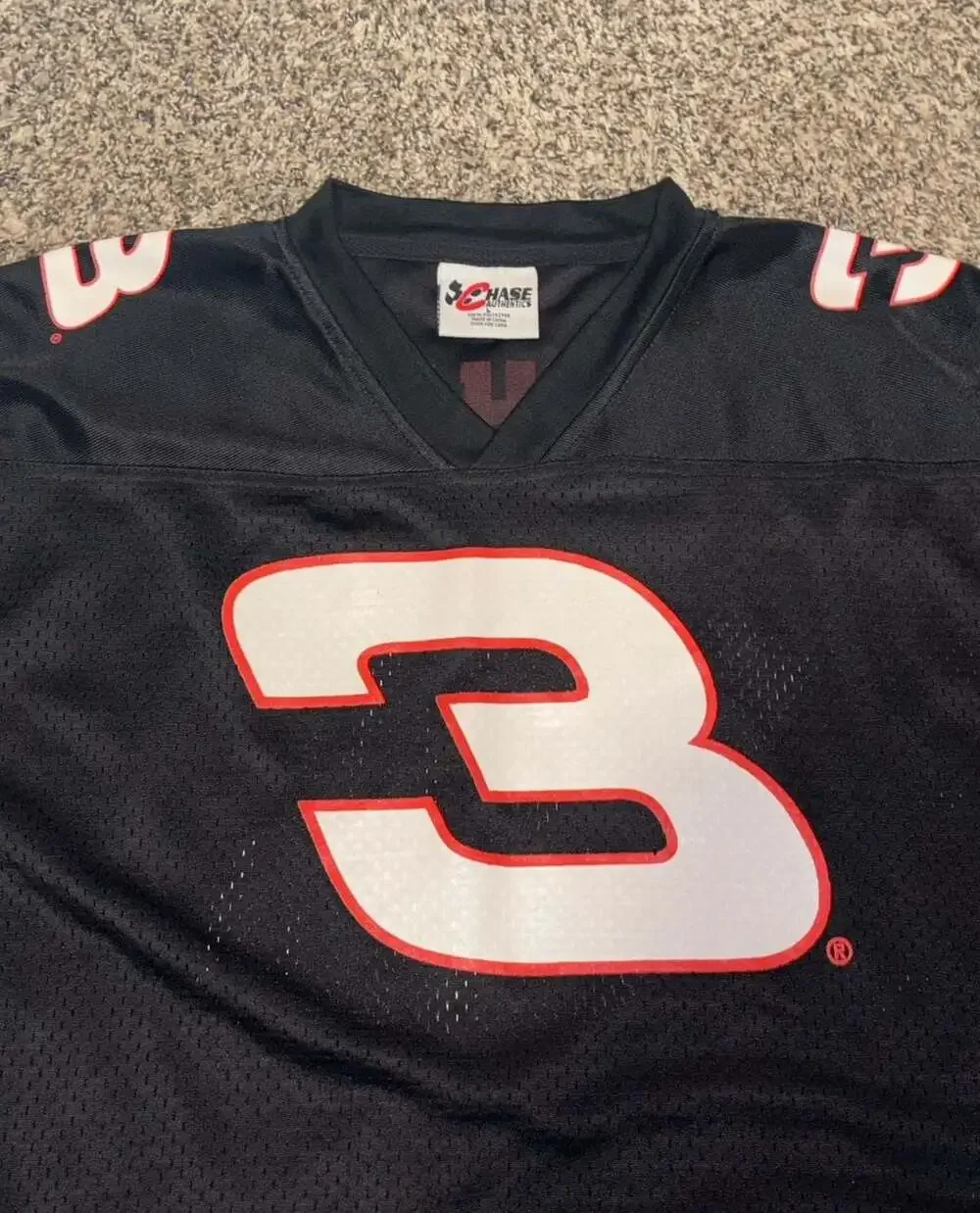 Chase Authentics Dale Earnhardt No. 3 NASCAR Football Jersey